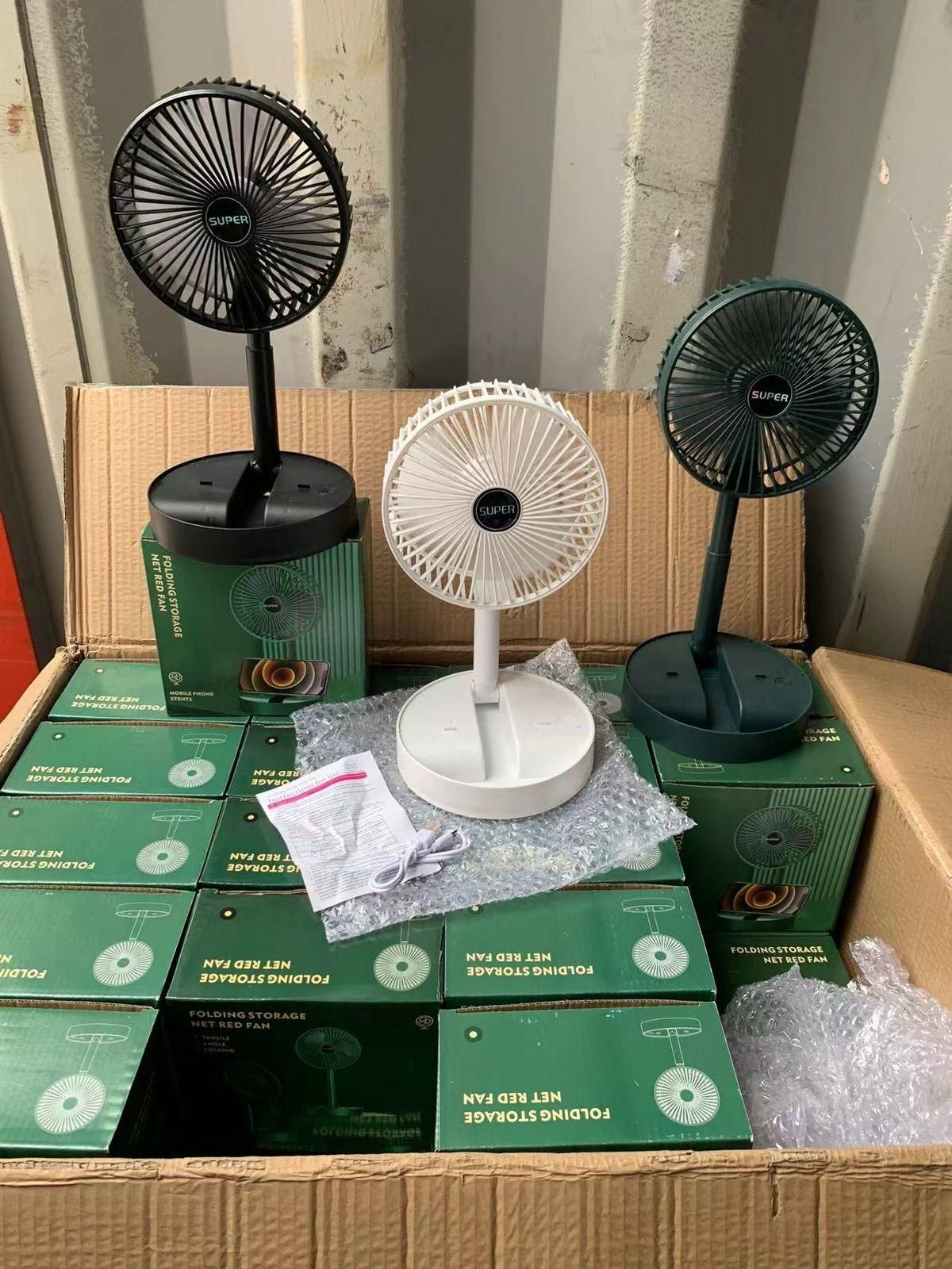 Ultra-Cool Portable Rechargeable Desk Fan – High Speed & Silent