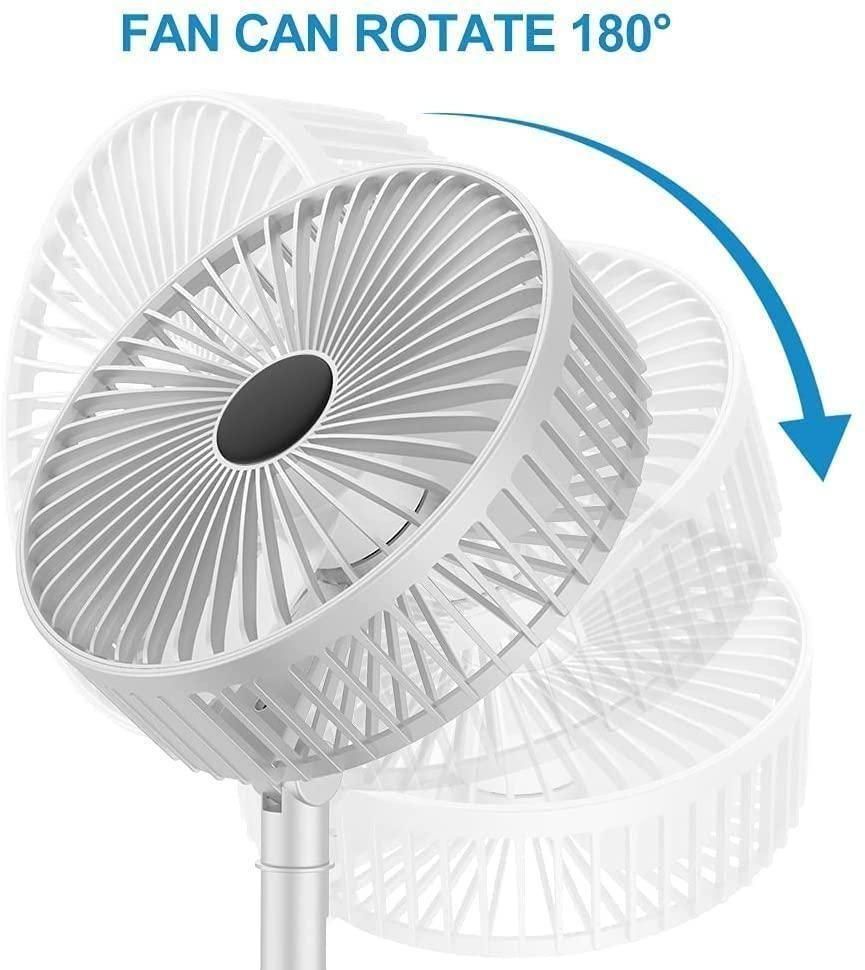 Ultra-Cool Portable Rechargeable Desk Fan – High Speed & Silent