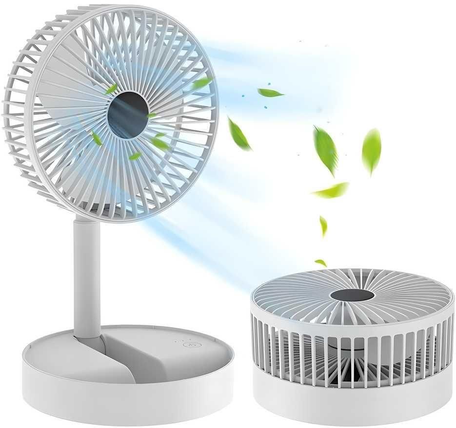 Ultra-Cool Portable Rechargeable Desk Fan – High Speed & Silent