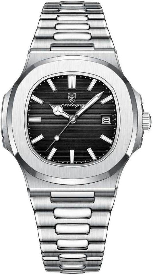 Premium Luxury Stainless Steel Men's Watch – Timeless Elegance